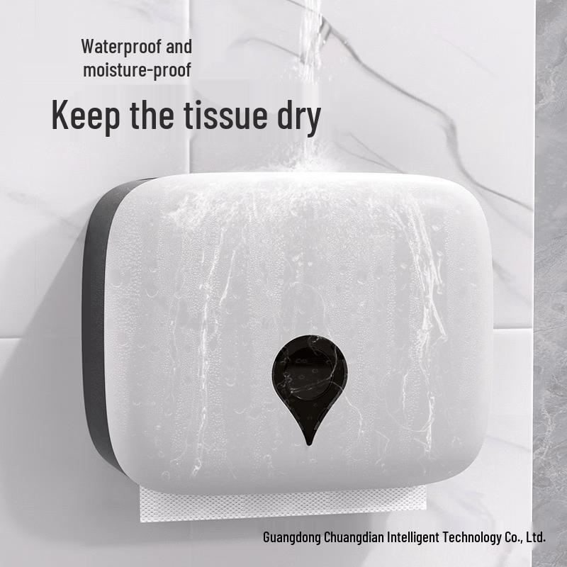 

Wall-Mounted Drill-Free Hand Towel & Toilet Tissue Dispenser