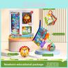 Animalinspired Baby Milestone Gift With Soft Cloth Book And Handheld Rattle For Newborns