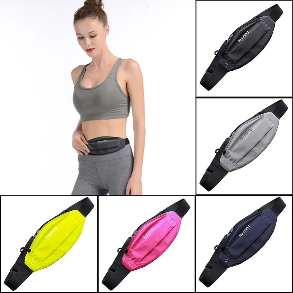 Waterproof Reflective Running Bag 7 Inch Mobile Phone Bag Fashion Sports Waist Bag Outdoor Riding