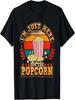 Movie Night I'm Just Here For The Popcorn Food Poker T-Shirt