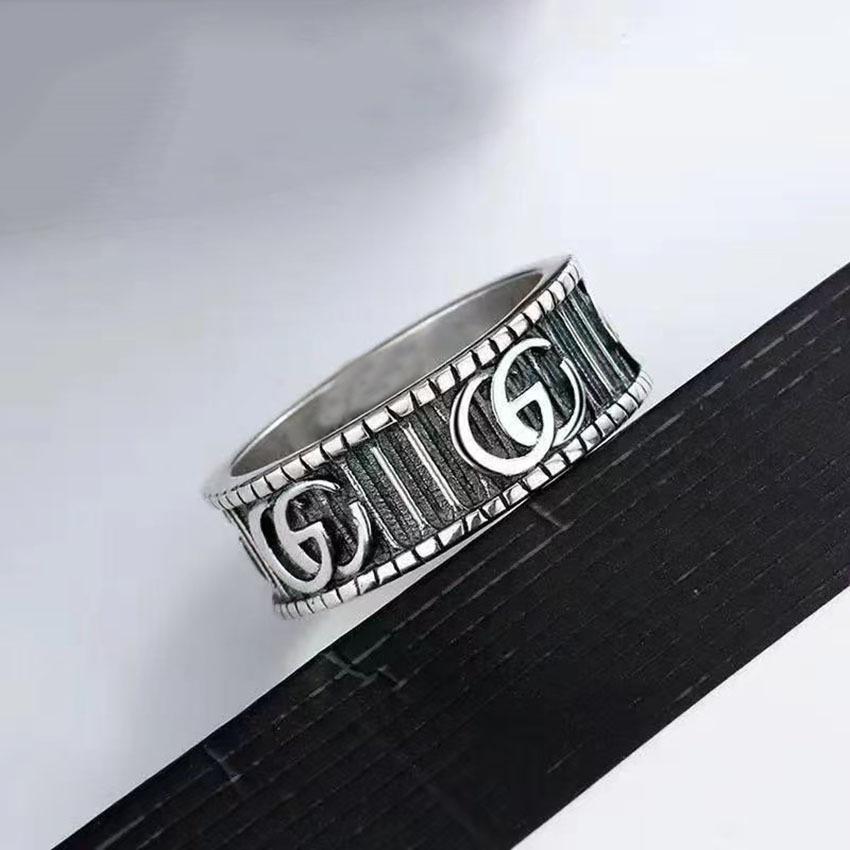 

Европейское и американское ретро, трендовое мужское кольцо с доминирующей личностью - изысканное классическое ювелирное изделие ручной работы из тайского серебра Size 11