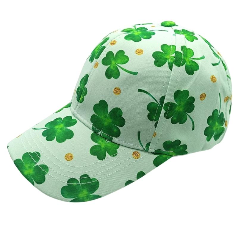 Breathable Comfortable Hat Adult Party Hat for Saint Patricks Day Event High Quality Digital Art Soft Fabric