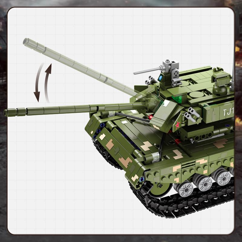 780Pcs WW2 Remote Control Tank Building Blocks Military Panzer MOC Bricks Model Armored Cars Children Toys Adult Boys Kids Gifts