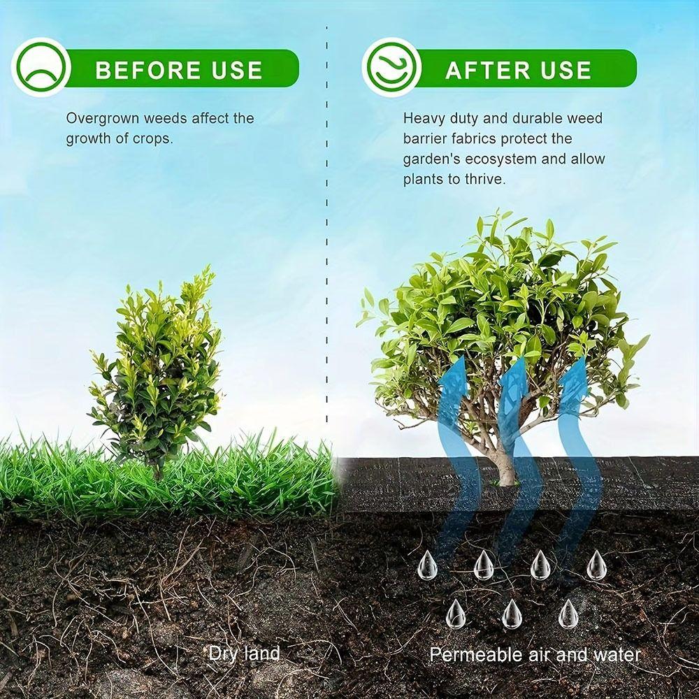 Water-permeabl Weed Control Fabric with Holes Fruit Tree Fabric New Grassland Plastic Film