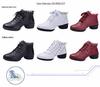 Women's Modern Ballroom Mid-Calf Dance Boots - Soft Sole, Mid-Heel.