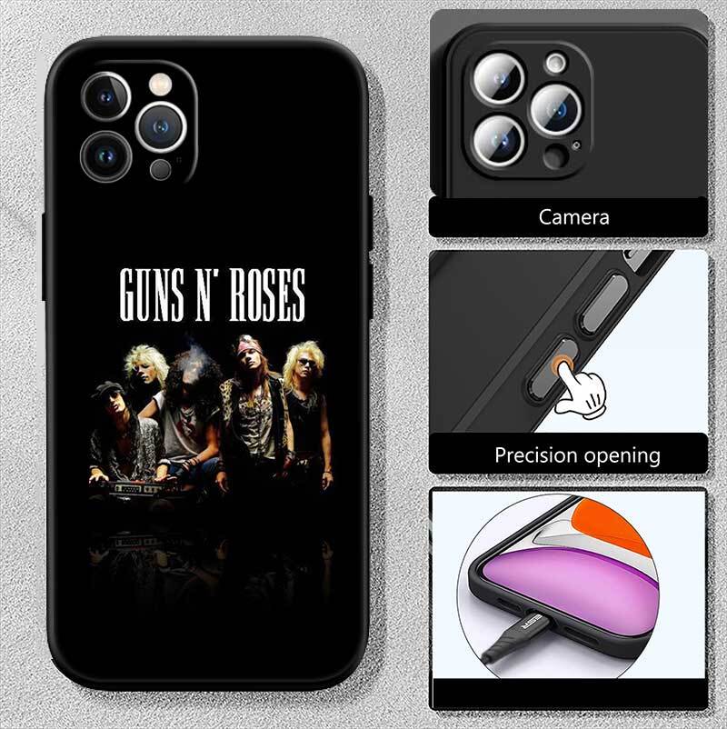 G-guns R-roses Phone Case for Motorola Edge 60 60s 70 G86 G56 G54 E14 G04S G45 G54 G64 X30 X40 X50 S30 S50 Pro Power Tylus