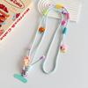 Colorful Crossbody Key Chain Pendant Anti-Lost Long Hanging Rope  For Mobile Phones and Card