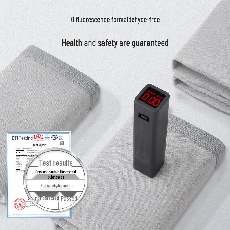 Freego Men's Disposable Cotton Boxer Briefs 3-Pack