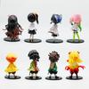 13Cm Anime Demon Slayer Figure Doll Toy Nezuko Tanjirou Zenitsu Inosuke Kyoujurou Shinobu Giyuu Qposket Model Toy Kids Xmas Gift