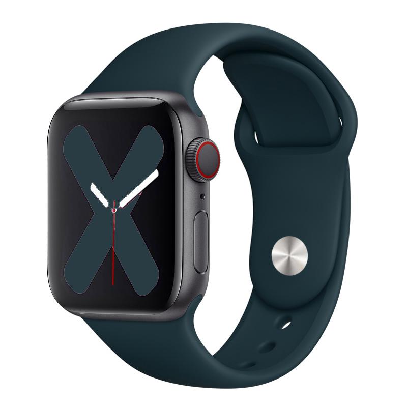 Strap For Apple Watch bands 44mm 45mm 40mm 41mm 42mm 46mm Sport Silicone correa smartwatch Bracelet iWatch Series 10 9 8 11 SE 3