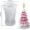 3D Tree Shaped Candle Silicone Mold Tree Shaped Design Candle Mold Xmas Pine Candle Molds Christmas Theme For Holiday Gifts