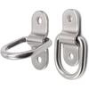 D-Ring Tie Downs Anchor1/4” Heavy Duty Surface Floor Mount Lashing Rings 2400 Lbs Cargo Trailers Load-Bearing Hangers Bracket (Pack Of 12)