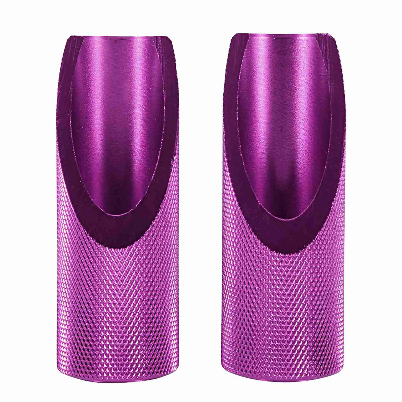 2pcs Motorcycle Aluminum Alloy Foot Pegs Footboard Accessories Fit for  (Red)