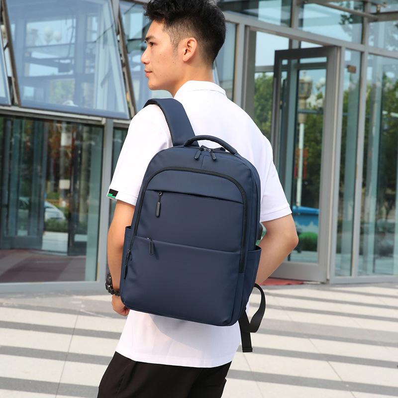 2025 Trendy Men's Large Capacity Student Backpack - Simple Business Shoulder Bag