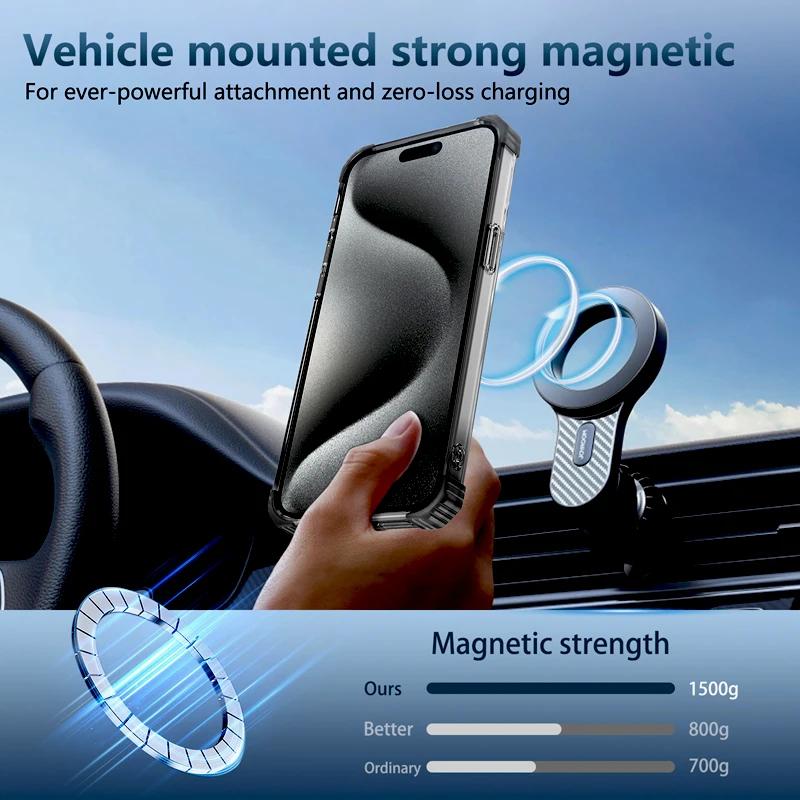 Shockproof Magnetic Phone Cases For iPhone 16 14 13 12 11 15 Pro Max 14 15 16 Plus For Magsafe Wireless Charger Protector Cover