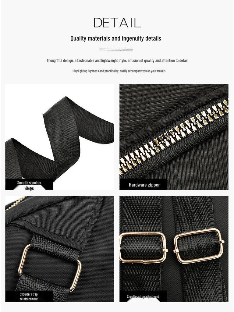Versatile Korean Style Fashion Backpack for Women - High-End Oxford Cloth