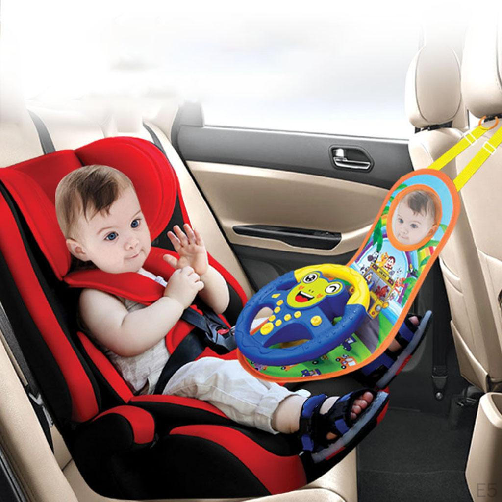 Motor Toddler Toy Sound Interactive Play Steering Wheel