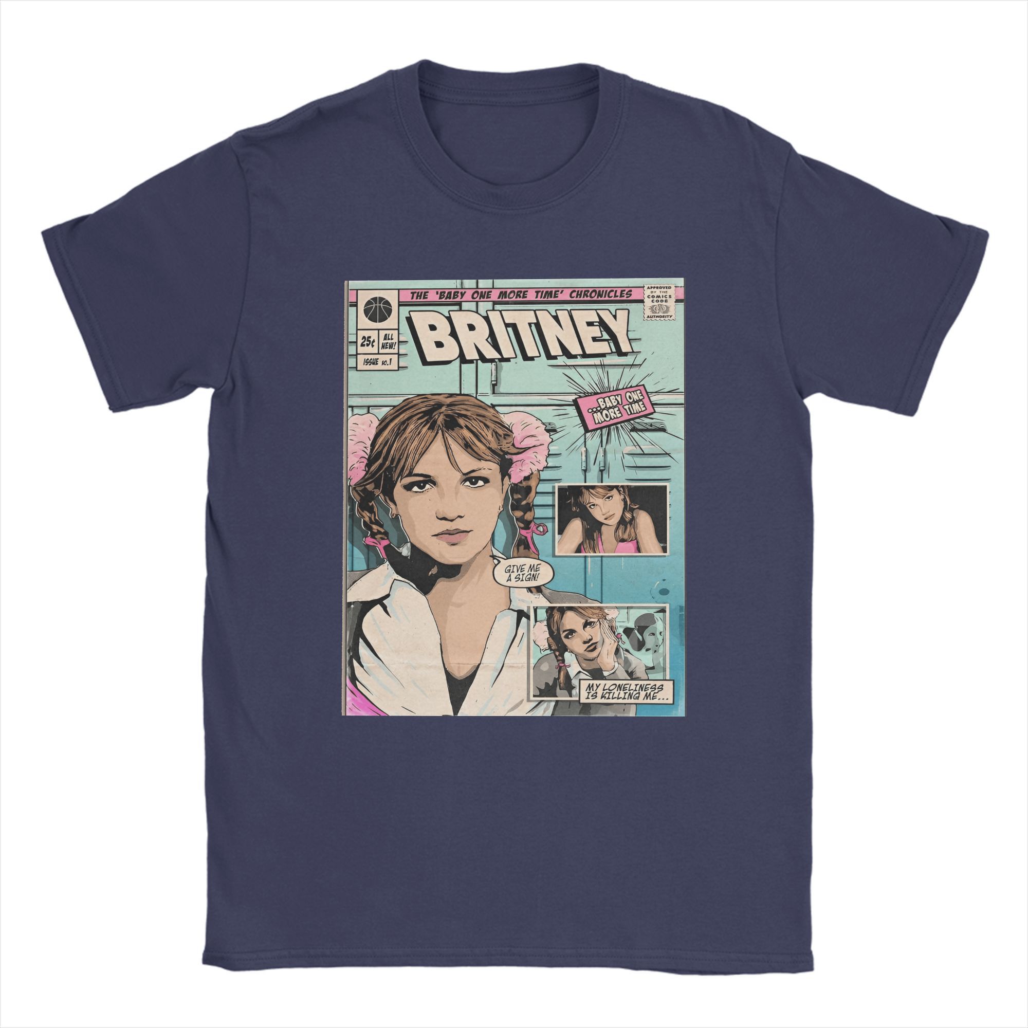 

Funny Britney Spears T-Shirt Men Crewneck Cotton T Shirt Short Sleeve Tee Shirt Gift Idea Clothes 3XL