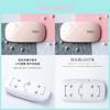 Mini Secador de Unhas Portátil Dobrável com Design de Rato Rosa Lâmpada Miniatura de Manicure Para Secagem Rápida