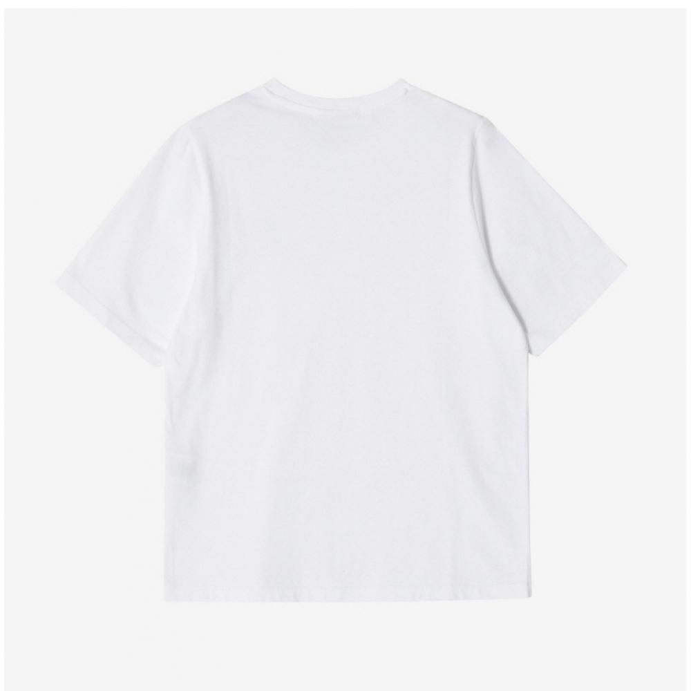 MaiSon KitSune Mw00119kj0008 P100 Speedy Fox Patch Damen Kurzarm T-Shirt