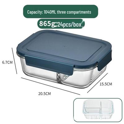 RuHan Heat-Resistant Glass Food Container