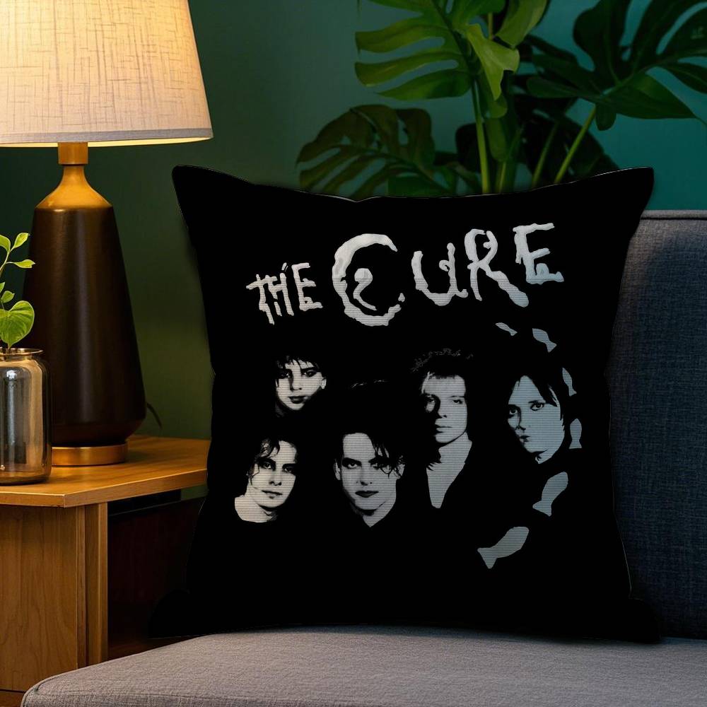 

Наволочка для подушки C-Cure Rock Band Диван Вітальня Спальня Двосторонній друк Квадратна подушка Наволочка для подушки для сну 12x12Inch
