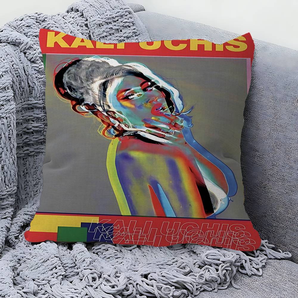 Sängerin K-Kali Uchis Kissenbezug Kissenhülle Dekor Kissenbezug Bedruckter Kissenbezug Für Sofa