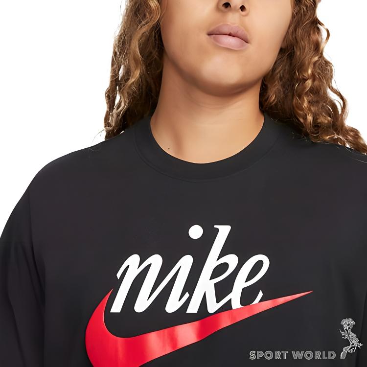 Nike Alphabet Print Casual Crew Neck Vintage Short Sleeve T-Shirt Men Tops Black DZ3280-010