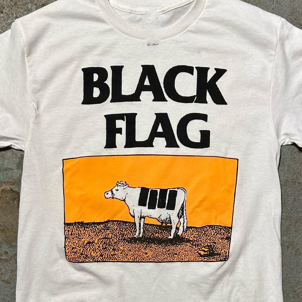 Black Flag Cow Cotton Unisex Classic All Size S-4XL T-shirt M296 Unisex T-Shirt S