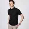 Sugon Men's Breathable Linen Cotton Blend Polo Shirt