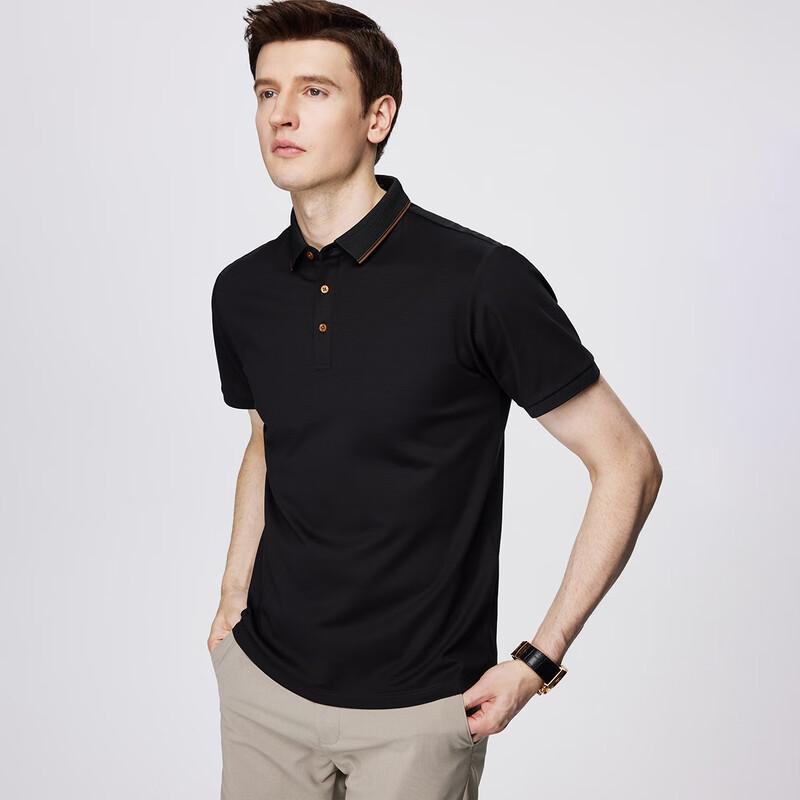 Sugon Men's Breathable Linen Cotton Blend Polo Shirt