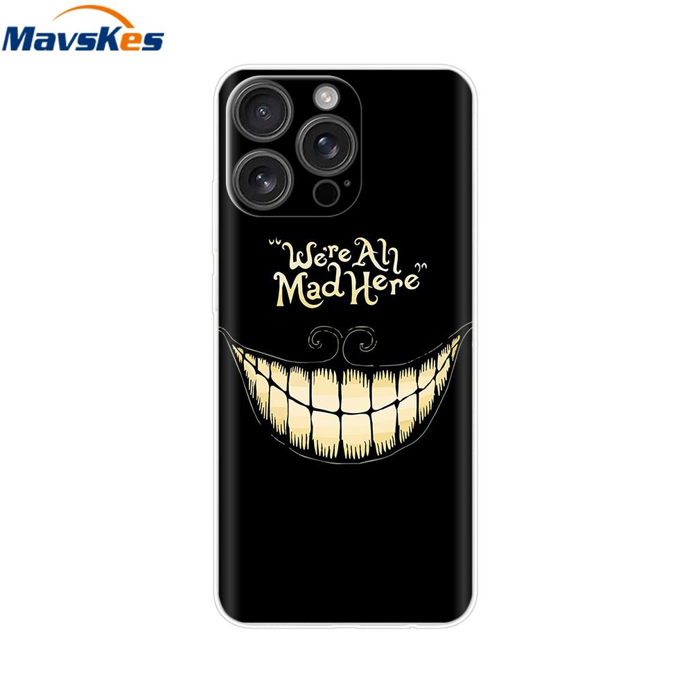 For iPhone 16 Pro Max Case Shockproof Silicone Bumper For Apple iPhone 16 Pro Max Plus Cover Soft TPU Phone Protector Shell Para