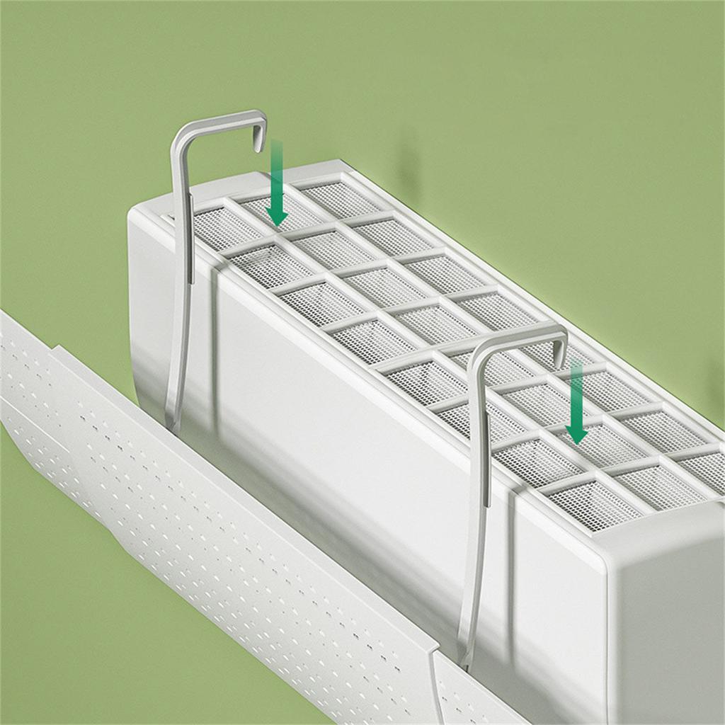 Adjustable Air Conditioning Wind Deflector 16.5x52cm Plastic Air Conditioning Baffle Wind Deflector Plastic Texture