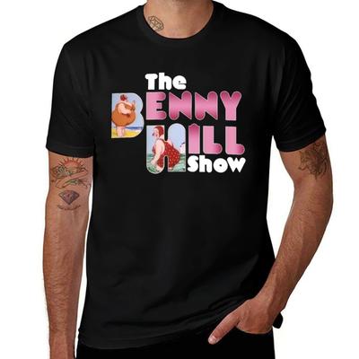 Benny Hill T-Shirt Kurzarm-T-Shirt Grafiken Sommeroberteile Herren-T-Shirt Grafik