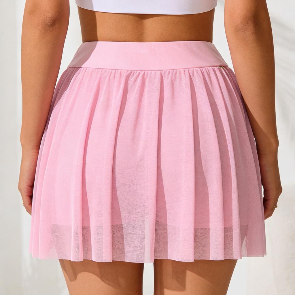 Women's Sports Skirt Yoga Culottes -Light High Waist Fitness Skirt