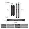 High-quality Carbon Fiber Car Door Sill Protector Sticker For Mercedes Benz AMG Class W204 W205 W203 W206 W220 W211 W212 GLC CLS