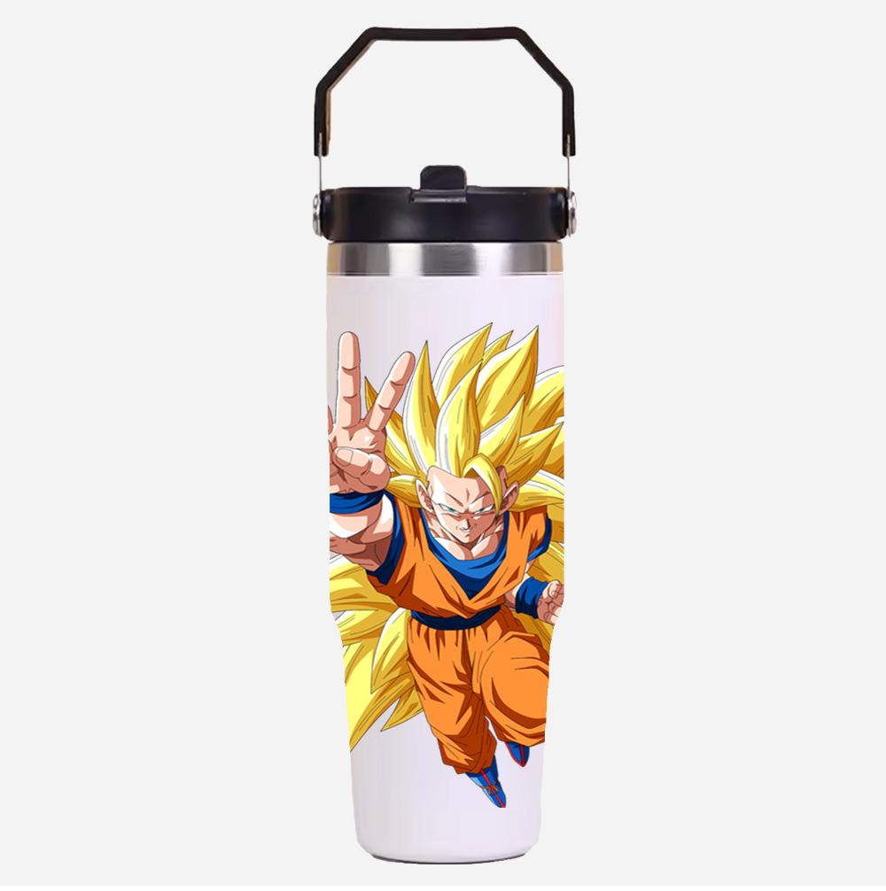 

30Oz Anime Printed Stainless Steel Vacuum Cup Hot Cold 6-12 Hours Retention Eco Friendly Bpa Largeautomotive Holder Flask Gift