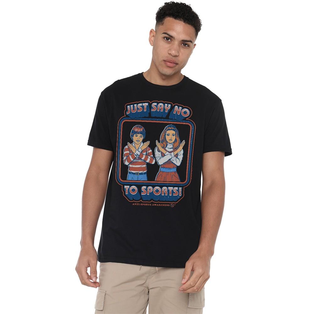 Steven Rhodes Say No To Sports Unisex T-Shirt S-5XL, Black