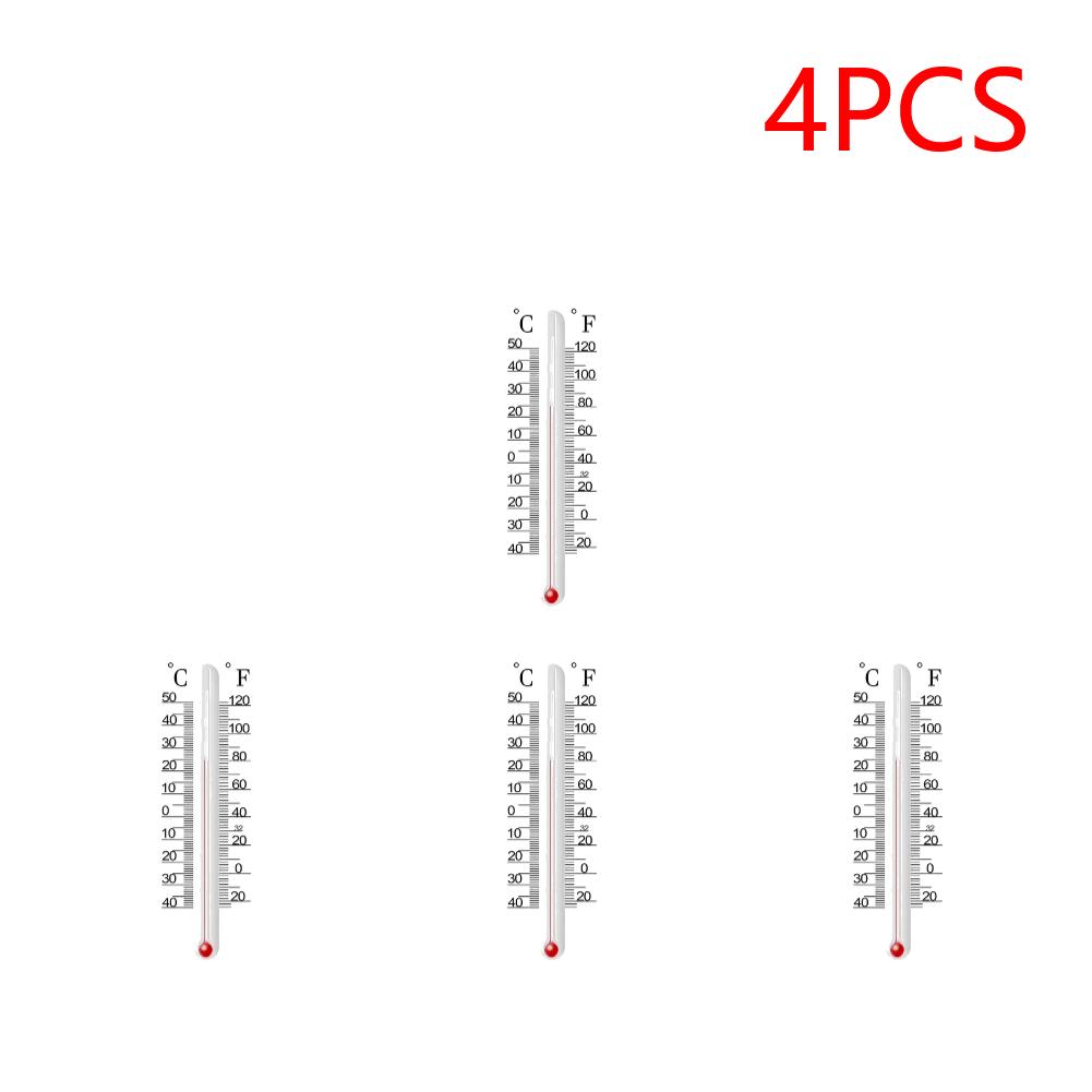 2-10PCS Multifunctional Thermometer Wall Hanging Thermometer Meter Garage Small Valuables Key Storage Measurement Tool for Home