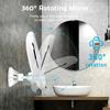 3 Color Lighting Modes LED Light Desktop Mirror Cosmetic Mirrors  Makeup Tool