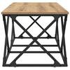 Artisan Oak Coffee Table 100 X 49 X 40 Cm Wood Based Material