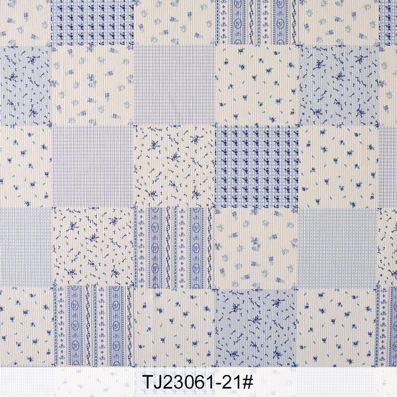 0.5m/1m/2m Korean Grid Splicing Printing Corduroy Fabrics for Sewing Children's Clothing Tablecloths Quilts Handmade DIY Fabrics