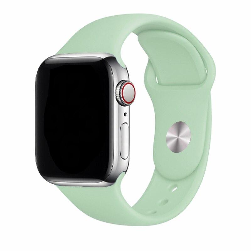 Silikonový řemínek pro řemínek Apple Watch 44 mm 49 mm 45 mm 41 mm 40 mm 42 mm 38 mm náramek iwatch série 9 7 se 3 4 5 6 8 Pásek Ultra2