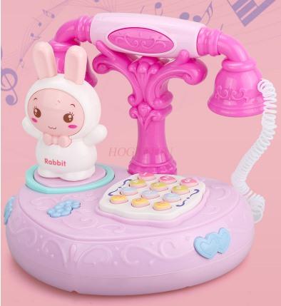 Baby And Children'S Toy Simulation Telephone Landline Boy Music Intelligence Early Education 0-1 Years Old 6 To 12