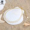 ORSA JEWELS S925 Silver Ankle Bracelet Summer Cable Chain Anklet Layered Dainty Cute Adjustable Beach Foot Jewelry SA35
