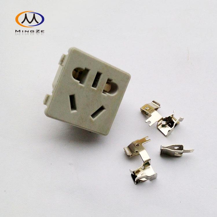 Smart PCB Copper Socket with Integrated 235-Hole Design and 10A Conductive Spring Clip