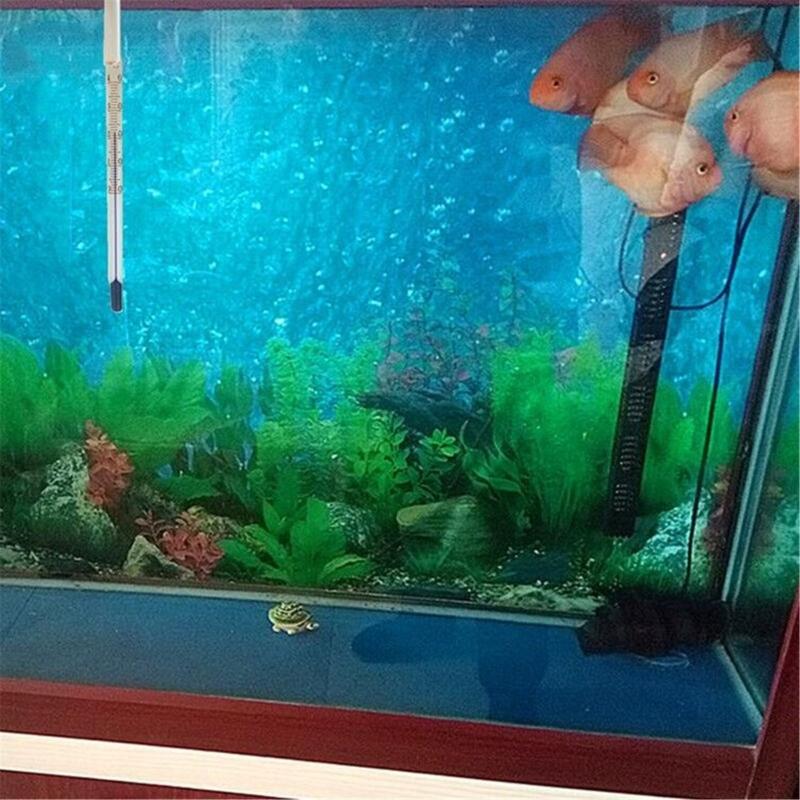 Liquid-In-Glass Aquarium Thermometer for Aquarium FishTank Accurate Floating Laboratory Thermometer
