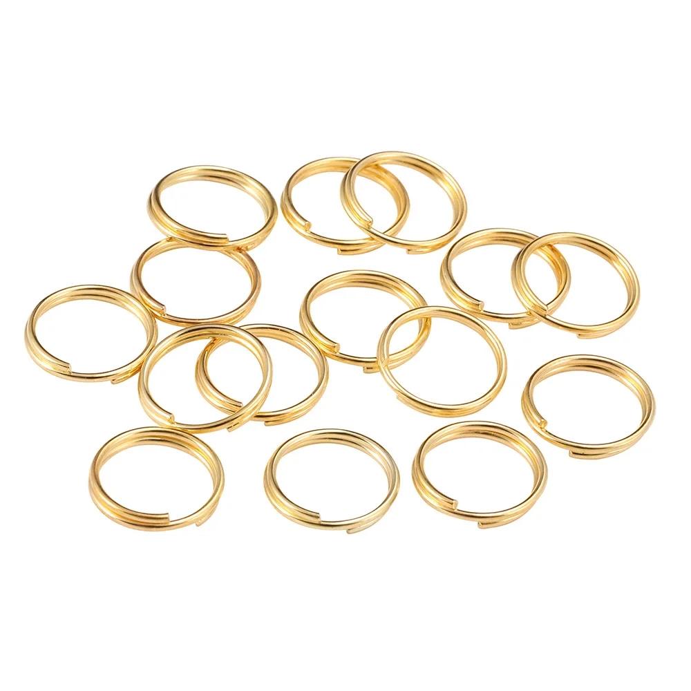 120pcs/lot 4 6 8 10 12 Mm Open Jump Rings Double Loops Split Rings Connectors For Jewelry Making Supplies DiY