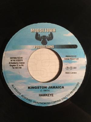 7-Zoll-Schallplatte HAWKEYE / HUMPHRY BOGART - Kingston Jamaika / Jonjo Clawt KEINE Moosetown Produ 2001 Jamaika Reggae, Ska & Dub Gebraucht