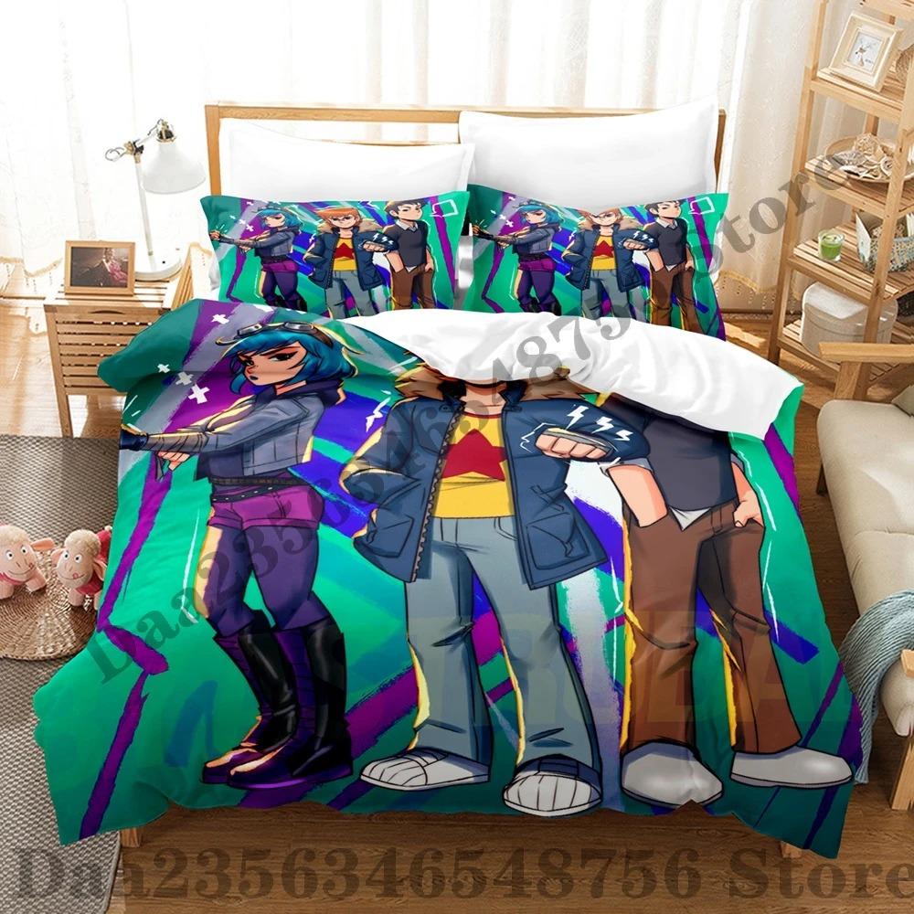 Scott Pilgrim Takes Off Bedding Set Single Twin Full Queen King Size Bed Set Adult Kid Bedroom Duvetcover Sets Bed Sheet